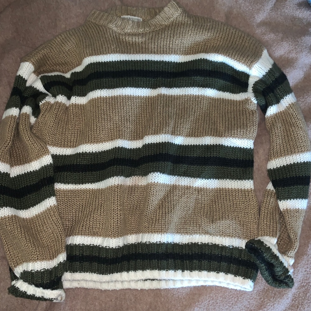 multi colored sweater